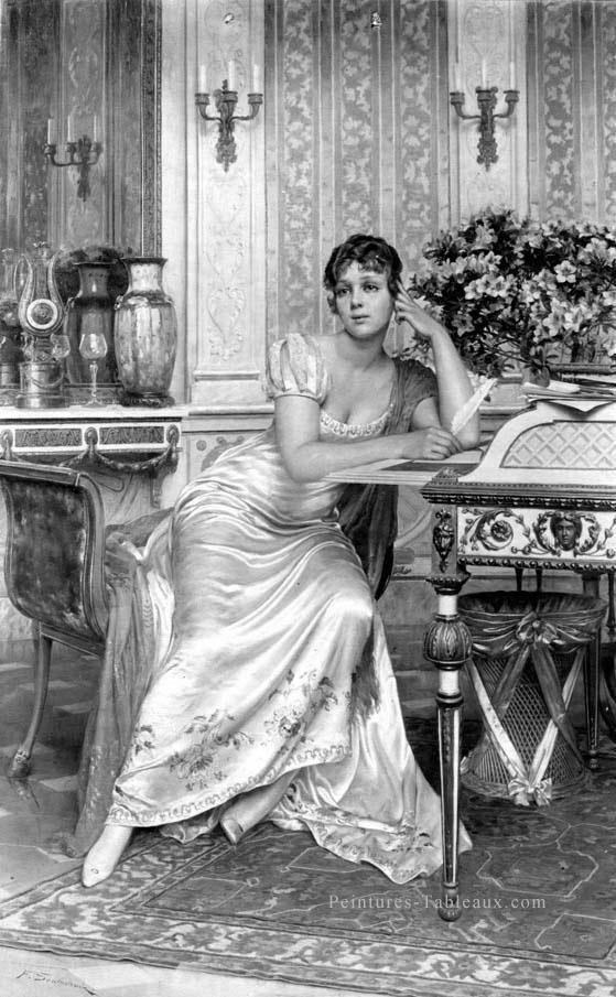 Amelie Florence dame Frederic Soulacroix Peintures à l'huile